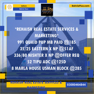 Residential Plot for Sale in Bahria Town, Lahore - (BP-197970)