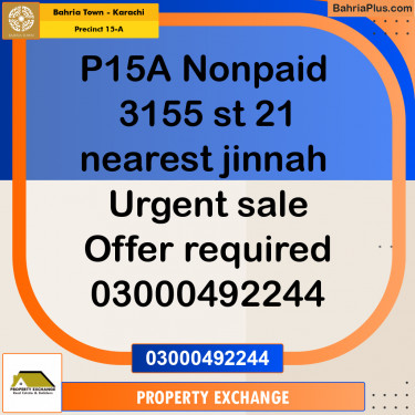 125 Sq. Yards Residential Plot for Sale in Precinct 15-A -  Bahria Town, Karachi - (BP-198134)