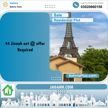 Residential Plot for Sale in Bahria Town, Lahore - (BP-198153)