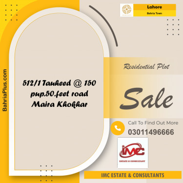 Residential Plot for Sale in Bahria Town, Lahore - (BP-198157)