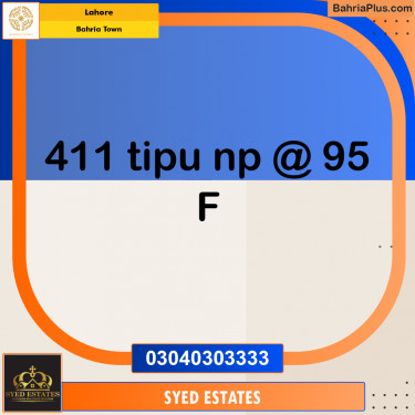 Residential Plot for Sale in Bahria Town, Lahore - (BP-198183)