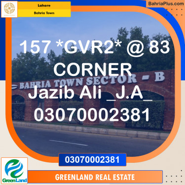 Residential Plot for Sale in Bahria Town, Lahore - (BP-198645)