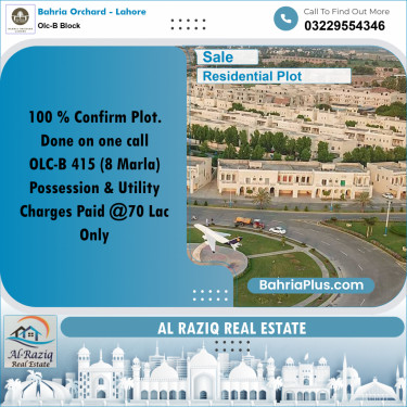 Residential Plot for Sale in OLC-B Block -  Bahria Orchard, Lahore - (BP-198803)