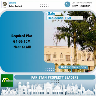 Residential Plot for Sale in Bahria Orchard, Lahore - (BP-198825)