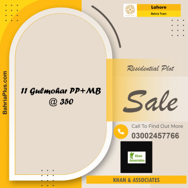 Residential Plot for Sale in Bahria Town, Lahore - (BP-198864)