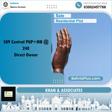Residential Plot for Sale in Bahria Orchard, Lahore - (BP-198865)