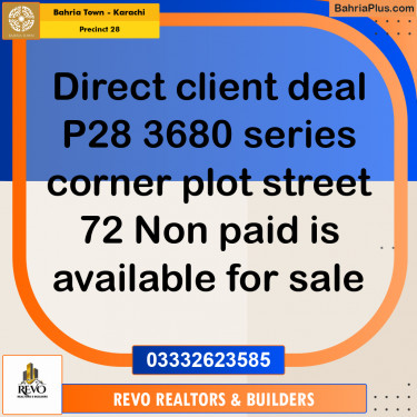 125 Sq. Yards Residential Plot for Sale in Precinct 28 -  Bahria Town, Karachi - (BP-198904)