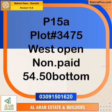 125 Sq. Yards Residential Plot for Sale in Precinct 15-A -  Bahria Town, Karachi - (BP-198922)