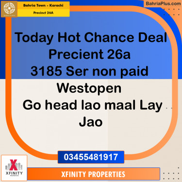 125 Sq. Yards Residential Plot for Sale in Precinct 26A -  Bahria Town, Karachi - (BP-198961)