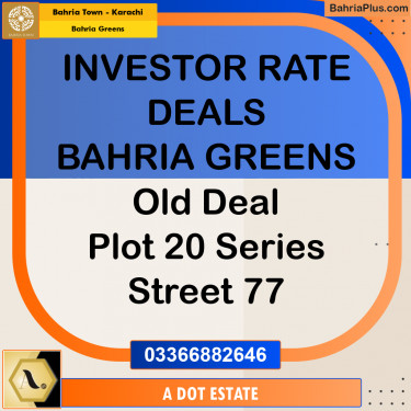 75 Sq. Yards Residential Plot for Sale in Bahria Greens -  Bahria Town, Karachi - (BP-199116)