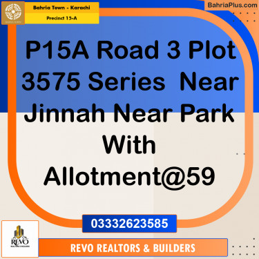 125 Sq. Yards Residential Plot for Sale in Precinct 15-A -  Bahria Town, Karachi - (BP-199167)