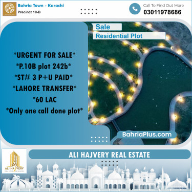 5 Marla Residential Plot for Sale in Precinct 10-B -  Bahria Town, Karachi - (BP-199266)