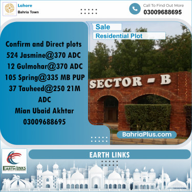 Residential Plot for Sale in Bahria Town, Lahore - (BP-199353)