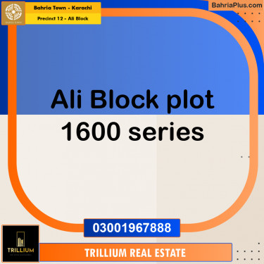Residential Plot for Sale in Precinct 12 - Ali Block -  Bahria Town, Karachi - (BP-199563)