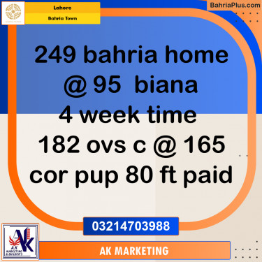 Residential Plot for Sale in Bahria Town, Lahore - (BP-199573)