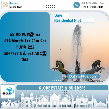 Residential Plot for Sale in Bahria Town, Lahore - (BP-199892)