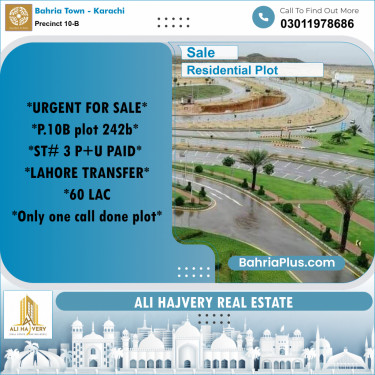 5 Marla Residential Plot for Sale in Precinct 10-B -  Bahria Town, Karachi - (BP-200008)