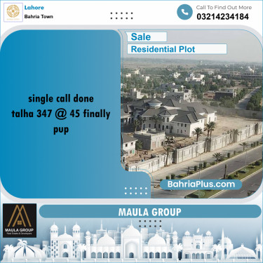 Residential Plot for Sale in Bahria Town, Lahore - (BP-200241)