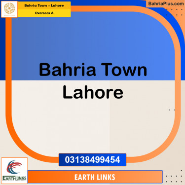 1 Kanal Residential Plot for Sale in Overseas A -  Bahria Town, Lahore - (BP-200250)