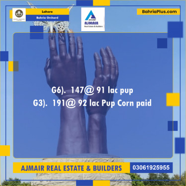 Residential Plot for Sale in Bahria Orchard, Lahore - (BP-200558)