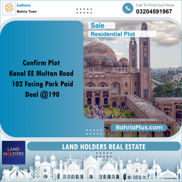 Residential Plot for Sale in Bahria Town, Lahore - (BP-200573)