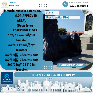 Residential Plot for Sale in Bahria Town, Lahore - (BP-200589)