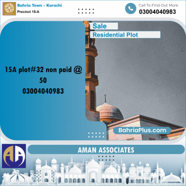 Residential Plot for Sale in Precinct 15-A -  Bahria Town, Karachi - (BP-200591)