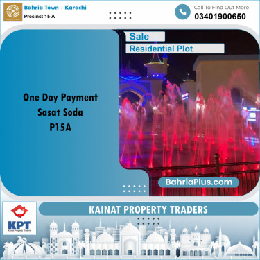 Residential Plot for Sale in Precinct 15-A -  Bahria Town, Karachi - (BP-200724)