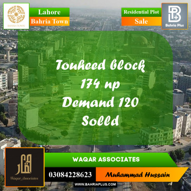 Residential Plot for Sale in Bahria Town, Lahore - (BP-200828)