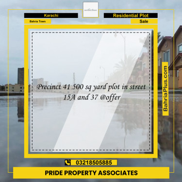 Residential Plot for Sale in Bahria Town, Karachi - (BP-200876)