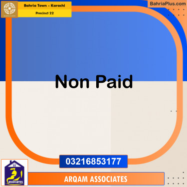 250 Sq. Yards Residential Plot for Sale in Precinct 22 -  Bahria Town, Karachi - (BP-201087)