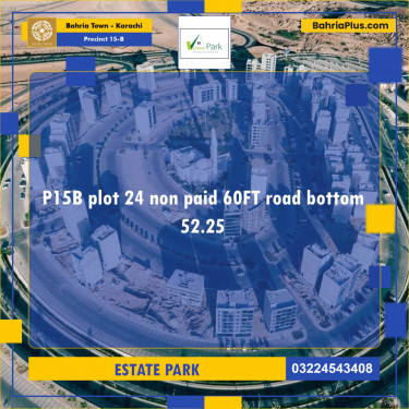 Residential Plot for Sale in Precinct 15-B -  Bahria Town, Karachi - (BP-201134)