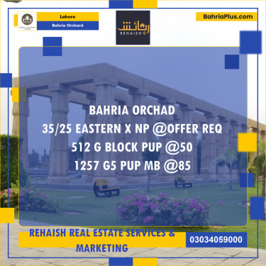 Residential Plot for Sale in Bahria Orchard, Lahore - (BP-201163)