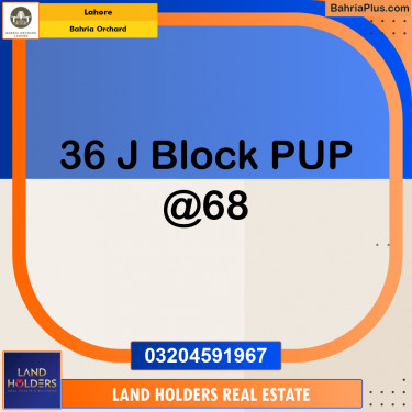 Residential Plot for Sale in Bahria Orchard, Lahore - (BP-201259)