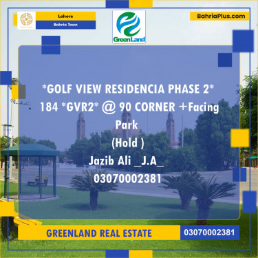 10 Marla Residential Plot for Sale in Bahria Town, Lahore - (BP-201336)