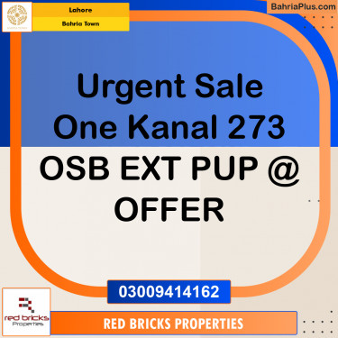 Residential Plot for Sale in Bahria Town, Lahore - (BP-201369)