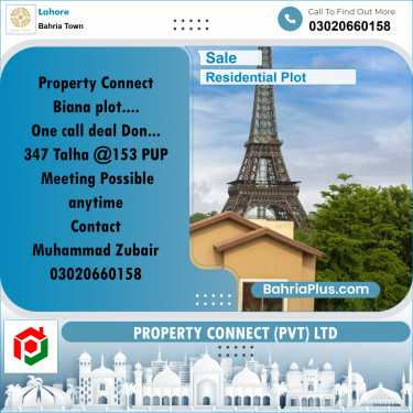 Residential Plot for Sale in Bahria Town, Lahore - (BP-201439)