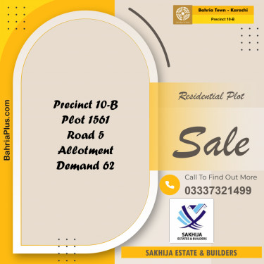125 Sq. Yards Residential Plot for Sale in Precinct 10-B -  Bahria Town, Karachi - (BP-201658)