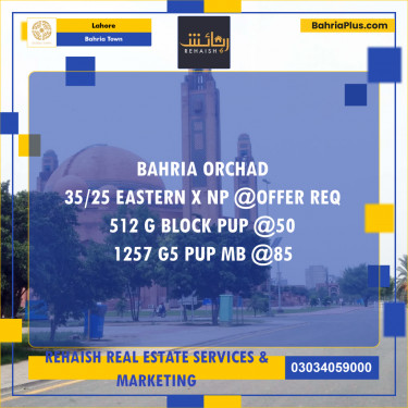 Residential Plot for Sale in Bahria Town, Lahore - (BP-201662)