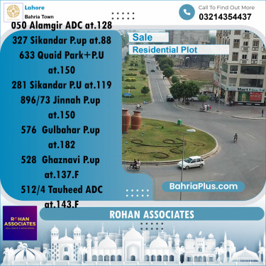 Residential Plot for Sale in Bahria Town, Lahore - (BP-201788)