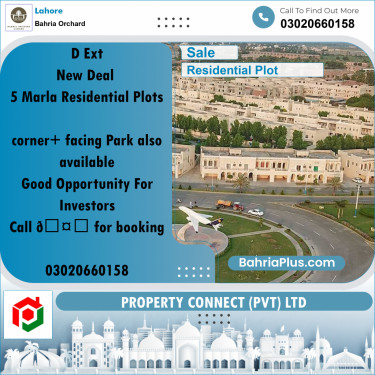 Residential Plot for Sale in Bahria Orchard, Lahore - (BP-201826)