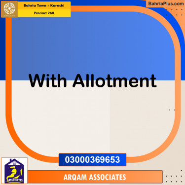 125 Sq. Yards Residential Plot for Sale in Precinct 26A -  Bahria Town, Karachi - (BP-201832)
