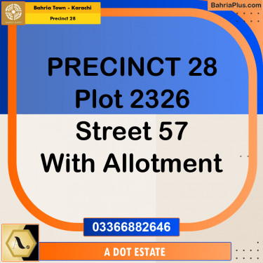 125 Sq. Yards Residential Plot for Sale in Precinct 28 -  Bahria Town, Karachi - (BP-201876)