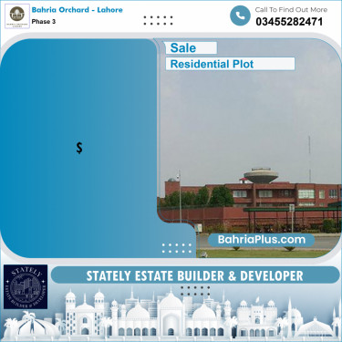 Residential Plot for Sale in Phase 3 -  Bahria Orchard, Lahore - (BP-201922)