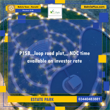 Residential Plot for Sale in Precinct 15-B -  Bahria Town, Karachi - (BP-201997)