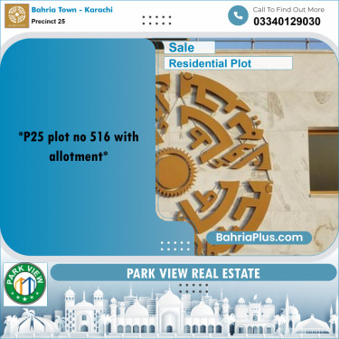 125 Sq. Yards Residential Plot for Sale in Precinct 25 -  Bahria Town, Karachi - (BP-202375)