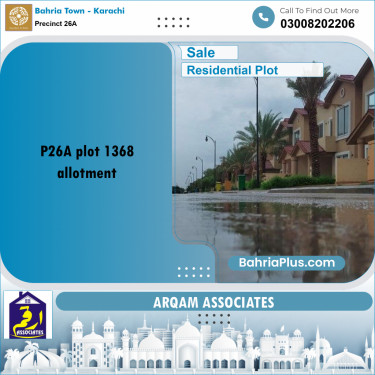 125 Sq. Yards Residential Plot for Sale in Precinct 26A -  Bahria Town, Karachi - (BP-202380)