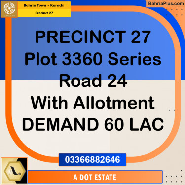 125 Sq. Yards Residential Plot for Sale in Precinct 27 -  Bahria Town, Karachi - (BP-202551)