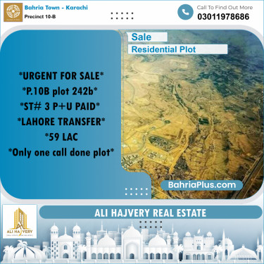 5 Marla Residential Plot for Sale in Precinct 10-B -  Bahria Town, Karachi - (BP-202715)