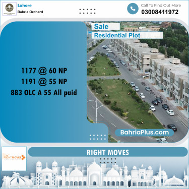 Residential Plot for Sale in Bahria Orchard, Lahore - (BP-202728)
